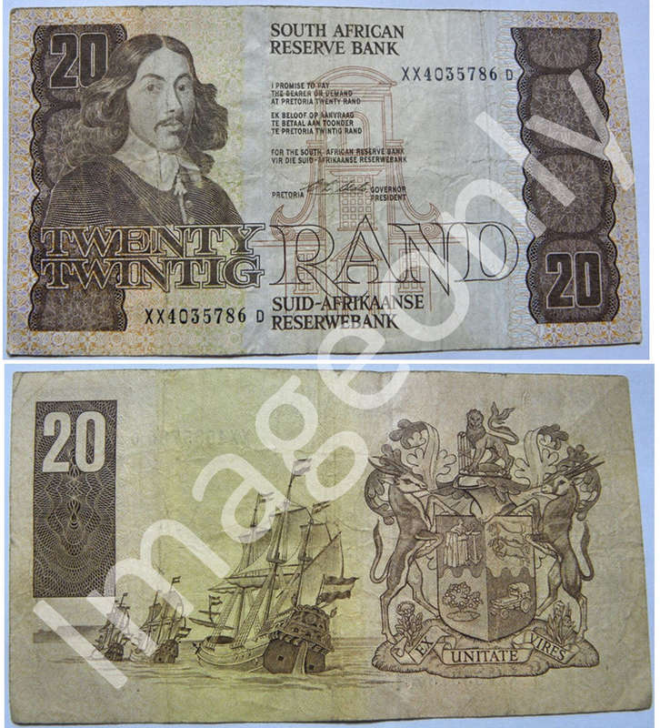 RARE RSA R20 Chris Stals Replacement XX403....D note in EF.  1992.