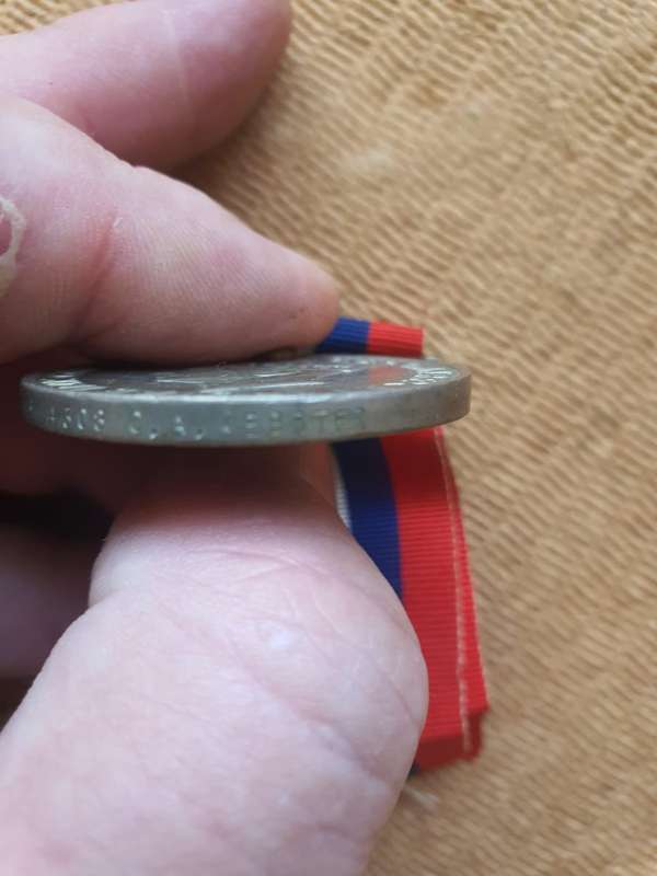 One WW2  1939 to 1945 Medal to KG Adendorff