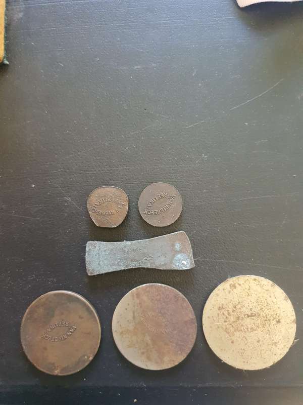 1980 Van Riebeeck Koffie Replica Tokens