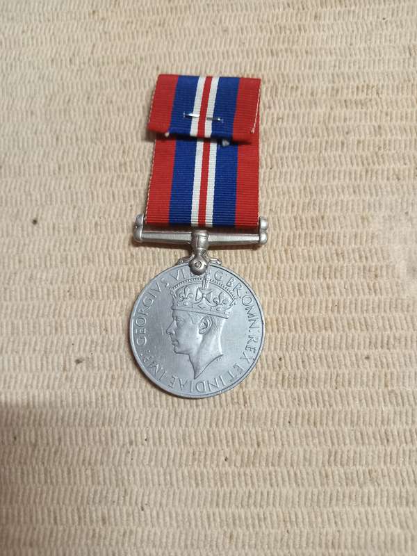 1939 to 1945 WW2 Medal To H. M Puth