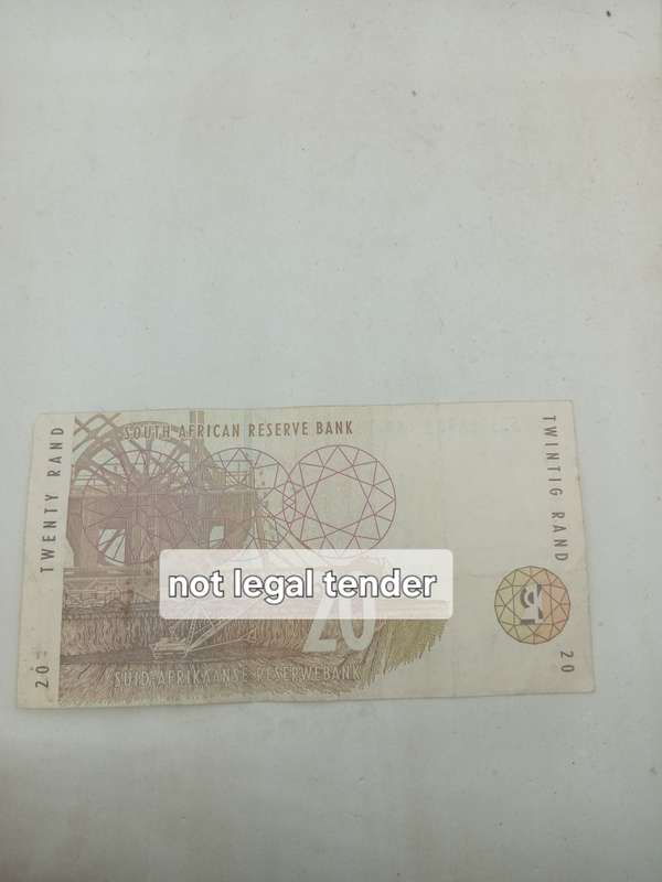 T Mboweni 1 st issue Twenty Rand  Banknote. (DS)