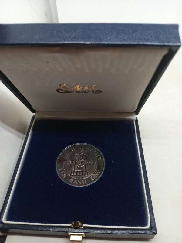 1988 South African Hugenote Silver R1