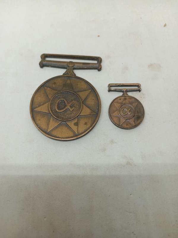 SADF Unitas Medal with Miniature