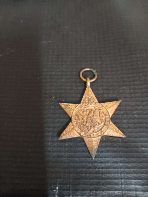 WW 2 1939 to 1945 Medal to GH van Blerk Full Size (D)