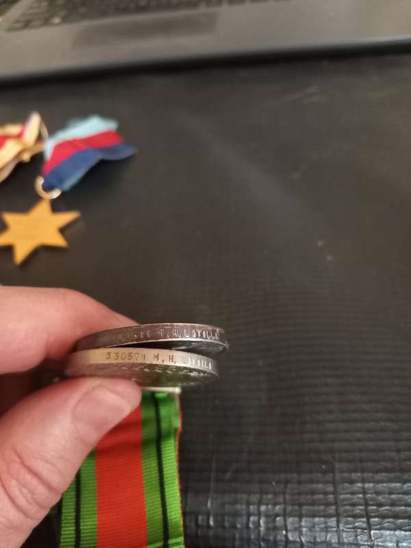 WW 2 The Atlantic Star and 4 Other Medals to MM Lattila