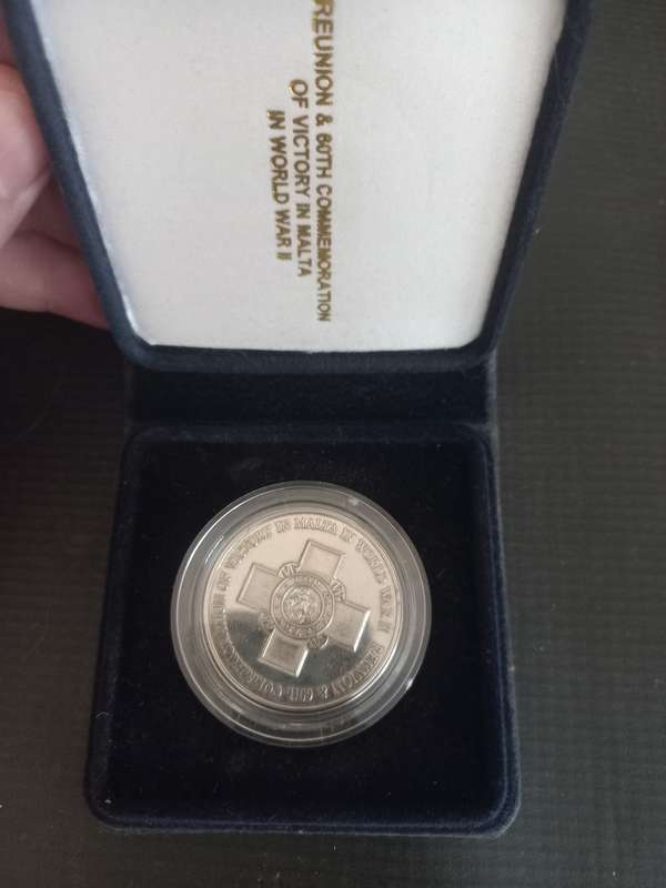 "WW 2 60 Years Victory in Malta Medal