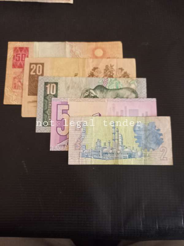Various Governor's R2 to R50 Banknotes