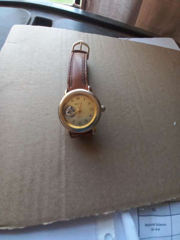 Regal  Skeleton men's wrist watch ZSH  3.5cm. Working.