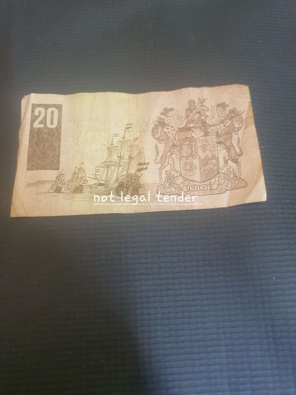1984 GPC de Kock Replacement 3rd Issue Twenty Rand Banknotes (Z20).