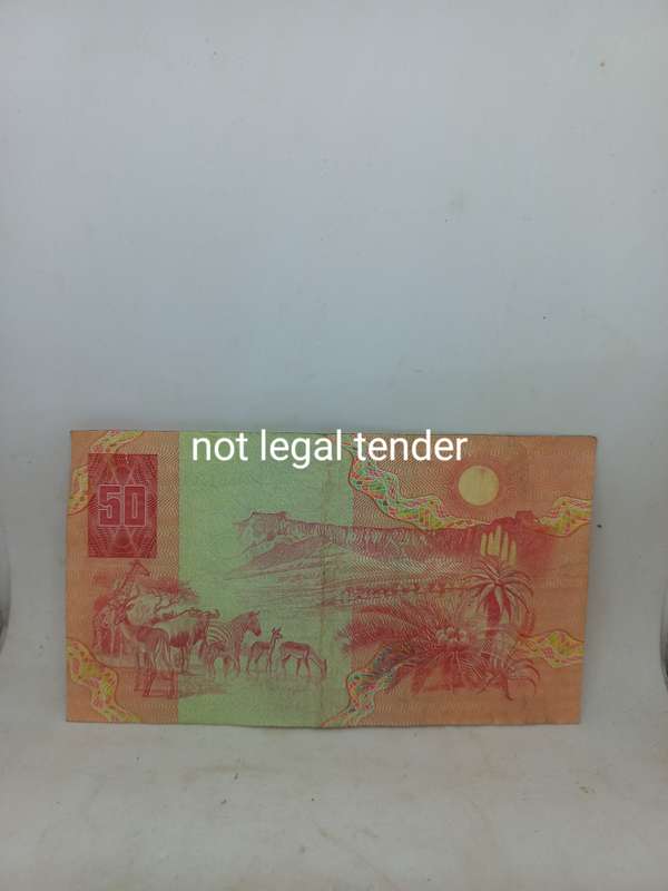 GP de Kock 3rd Issue Afr/Eng Fifty Rand Banknote (AD)