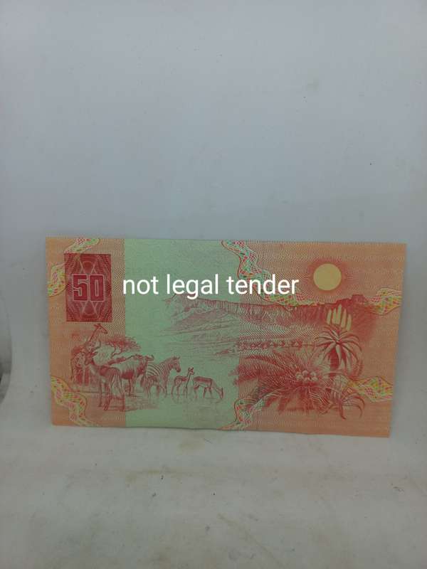 GP de Kock 3rd Issue Afr/Eng Fifty Rand Banknote (AK)