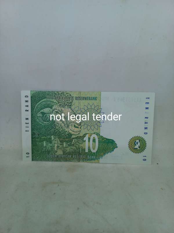 C Stals 2nd Issue Afr/Eng Ten Rand Banknote (AA) UNC