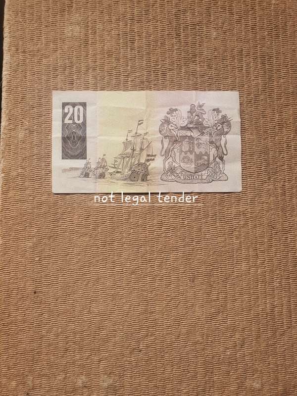 GPC de Kock 2nd Issue Afr/Eng Twenty Rand Banknote (D1)