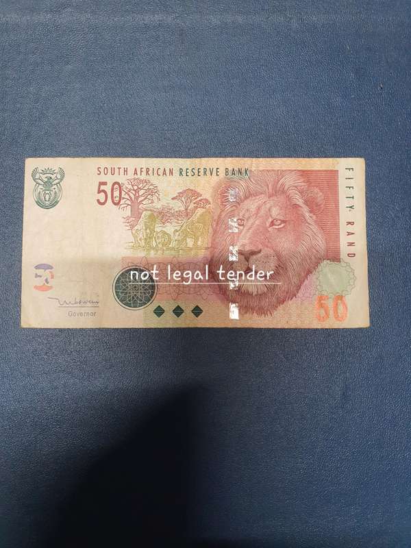 TT Mboweni 2nd issue Fifty Rand Banknote (BT)