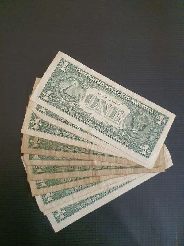 10 United States Of America $1 Bills (A)