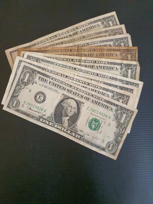 10 United States Of America $1 Bills (G)
