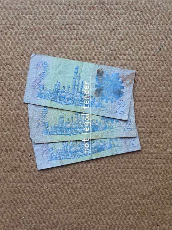 2 GPC de Kock Replacement notes 3rd Issue Afr/Eng Two Rand Banknote (WW/WY) Free AA Note