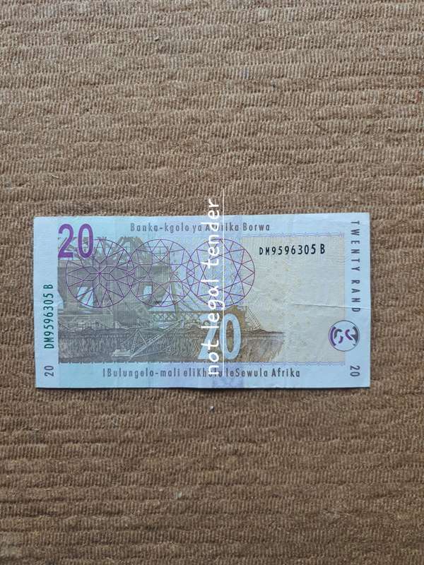 TT Mboweni 2nd Issue Eng Twenty Rand Banknote. (DM)