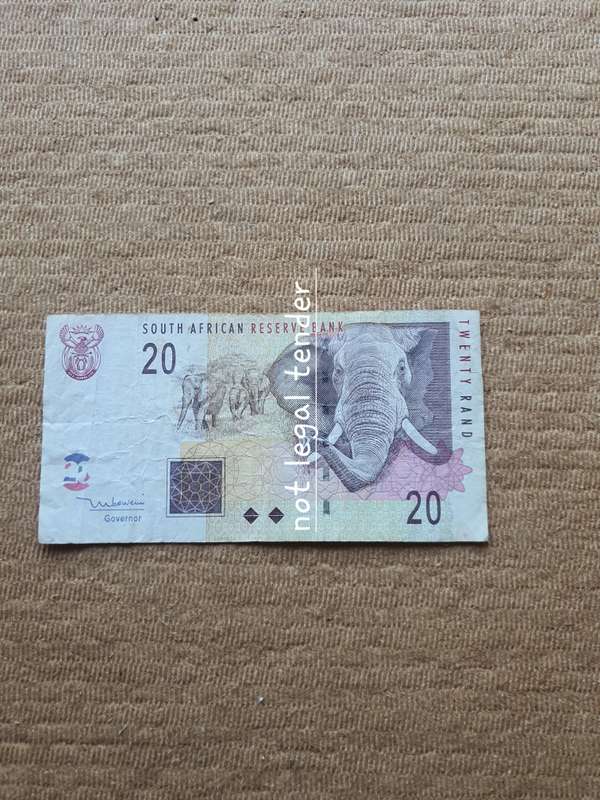 TT Mboweni 2nd Issue Eng Twenty Rand Banknote. (FC)