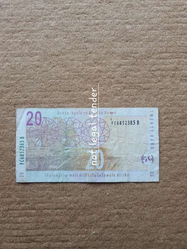 TT Mboweni 2nd Issue Eng Twenty Rand Banknote. (FC)