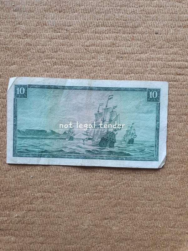1966 G Rissik 2nd Issue Afr/Eng Ten Rand Banknote (C2)