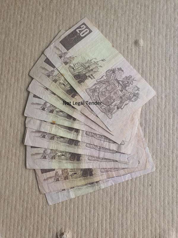 10 C Stals 1st Issue Eng/Afr Twenty Rand Banknotes (AS)