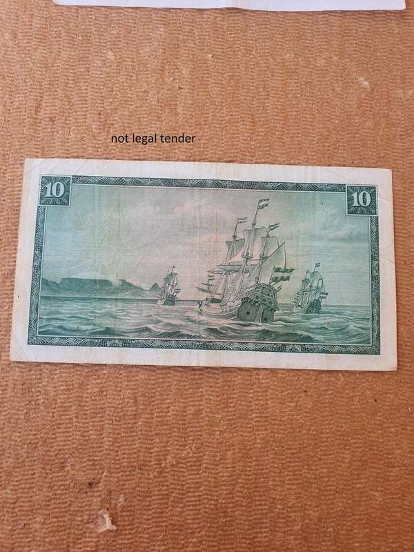 1967 TW de Jongh 1st issue Afr/Eng Ten Rand Banknote. (C90)