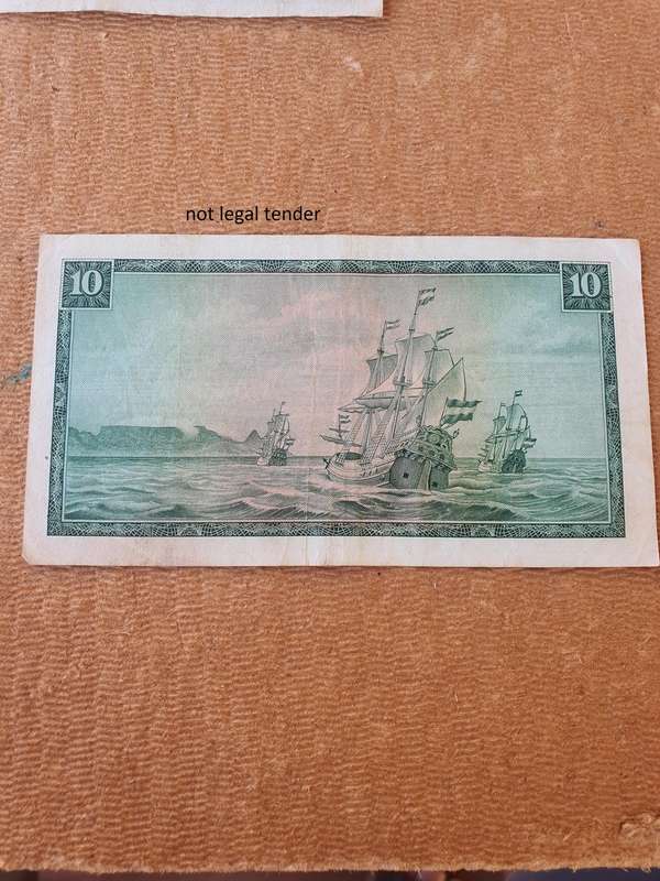 1967 TW de Jongh 1st issue Afr/Eng Ten Rand Banknote. (C114)