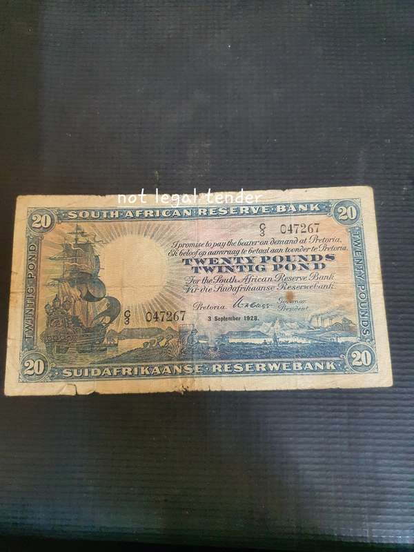 Rare rare rare WH Clegg 1928 £20 banknote