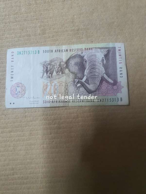 1999 TT Mboweni 1st issue Eng/Afr Fifty Rand Banknote (DN)