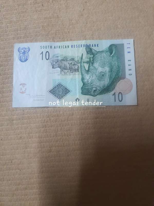 TT Mboweni 2nd issue Eng Ten Rand Banknote (EG)