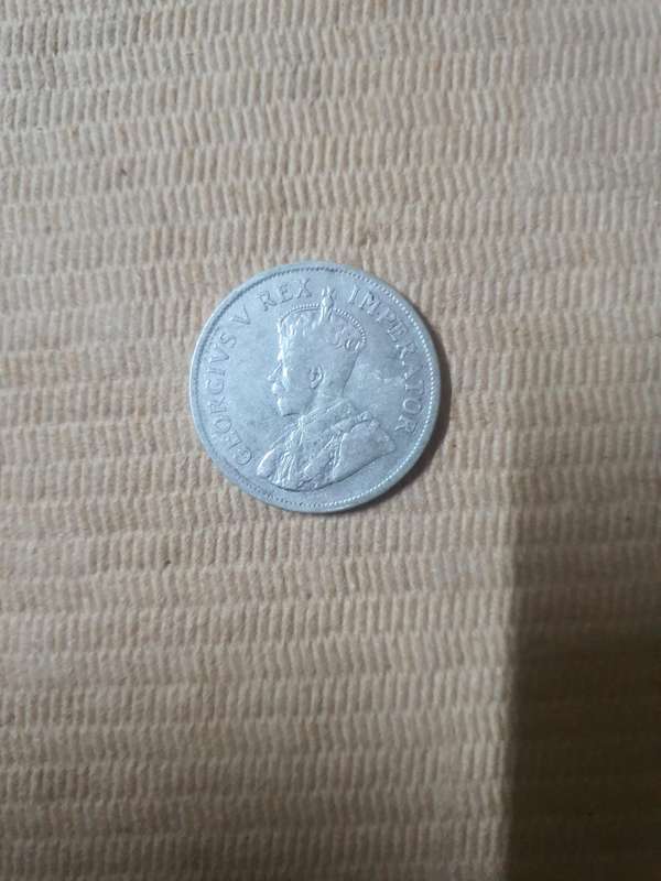 1930 South African Half Crown. Mintage 323 590