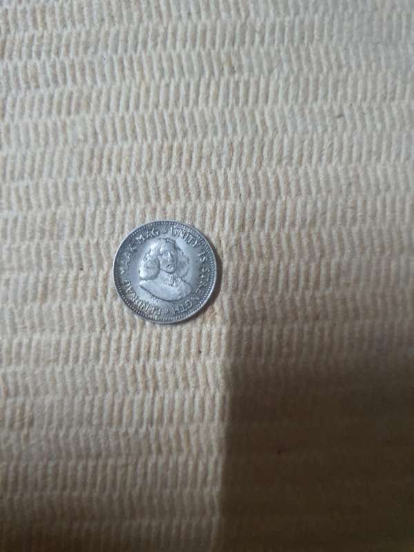1961 South African Two and a Half Cent. Mintage 299 090