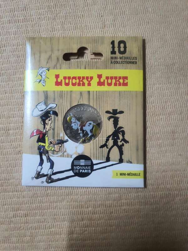 Lucky Luke Colorized Medallion Mintage 20 000