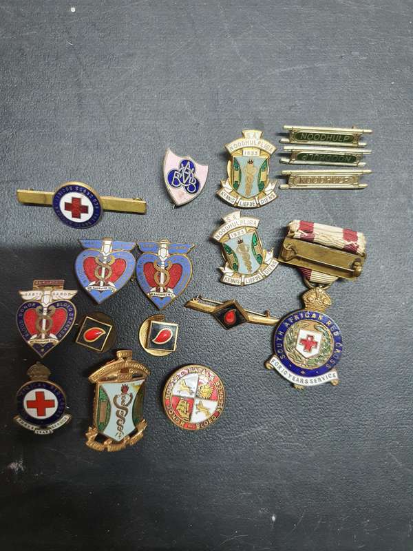 Various Medical Badges and Pins