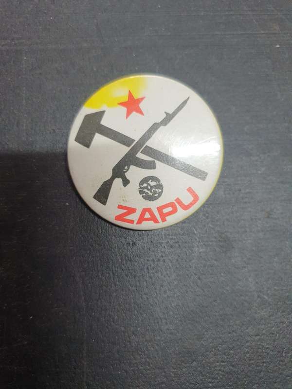 Zimbabwe African People Union Badge 1980