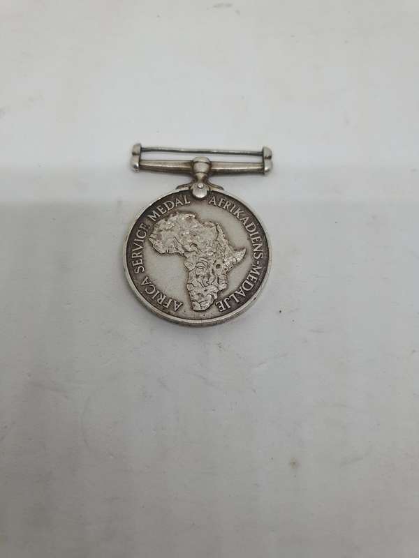 WW 2 African Service Medals to DWV Toughey