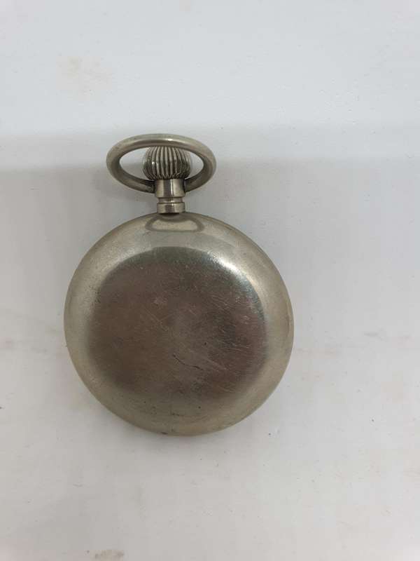 Vintage Pocket watch Swiss Made 4.5cm Works No Glass