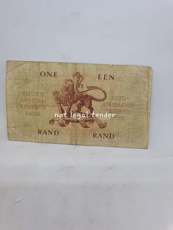 1961 MH de Kock 4th issue Eng/Afr EEN Rand Banknote (A24954)