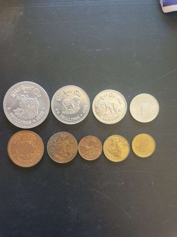 Gold Reef City Kruger Replacement coins