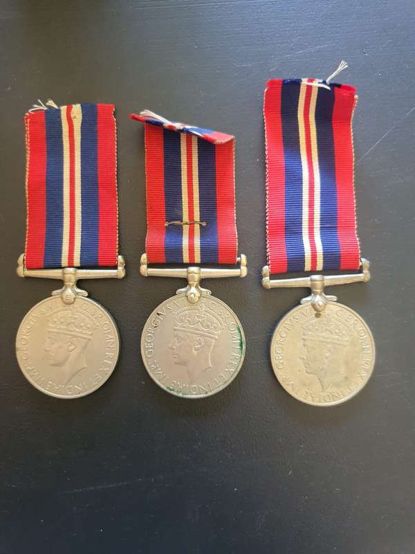 One WW2  1939 to 1945 Medal to RWF Heidon