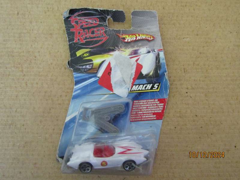 2007 Hotwheels Speed Racer Mach 5 Die cast car. In Original Packaging.