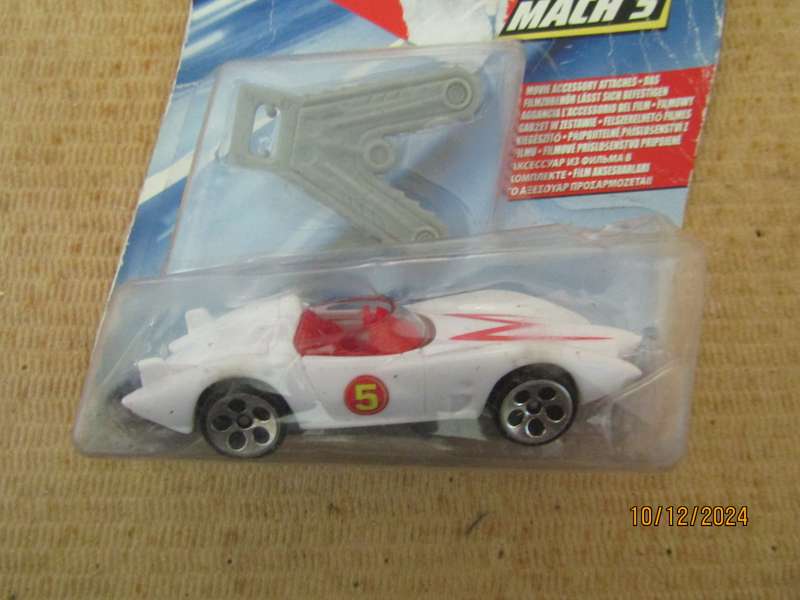 2007 Hotwheels Speed Racer Mach 5 Die cast car. In Original Packaging.
