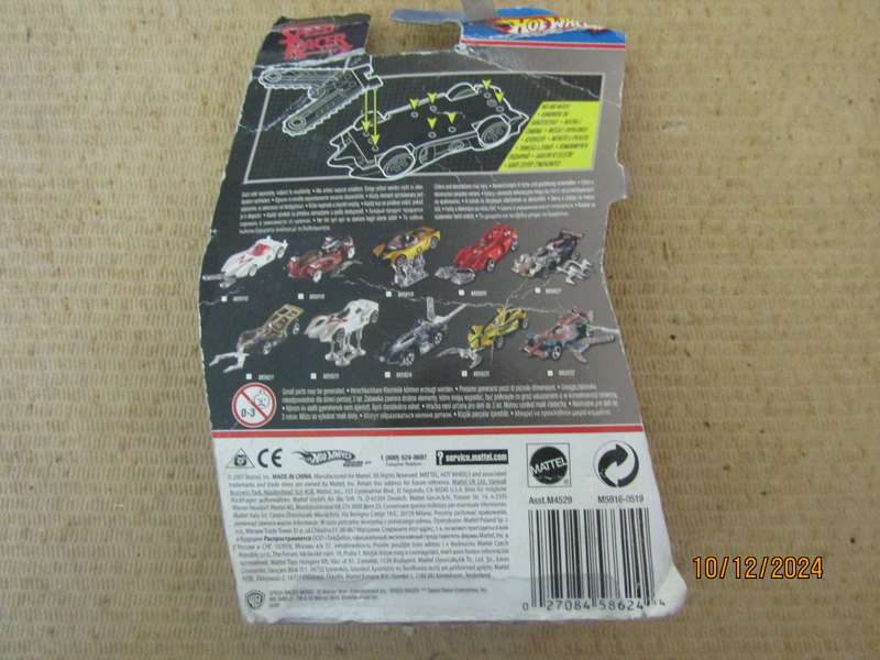 2007 Hotwheels Speed Racer Mach 5 Die cast car. In Original Packaging.