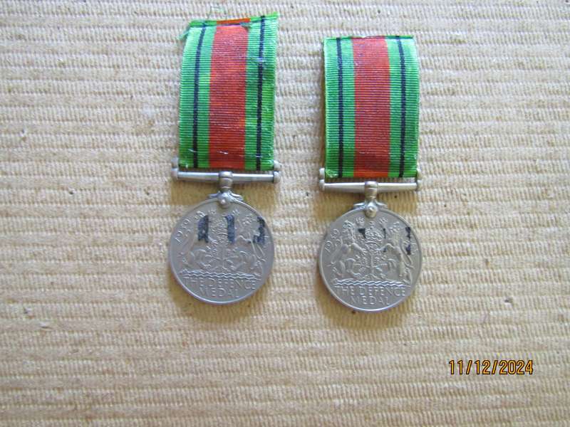 One Defense Medal WW2 Medal to A.J Case
