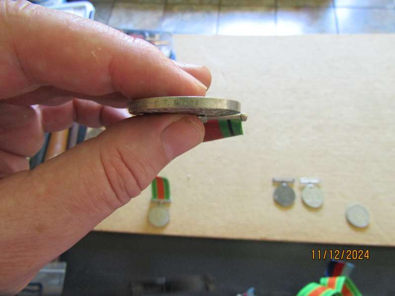One Defense Medal WW2 Medal to A.J Case