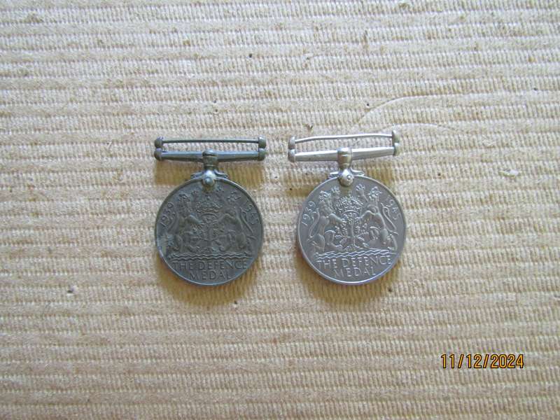 One Defense Medal WW2 Medal to S.C Louw