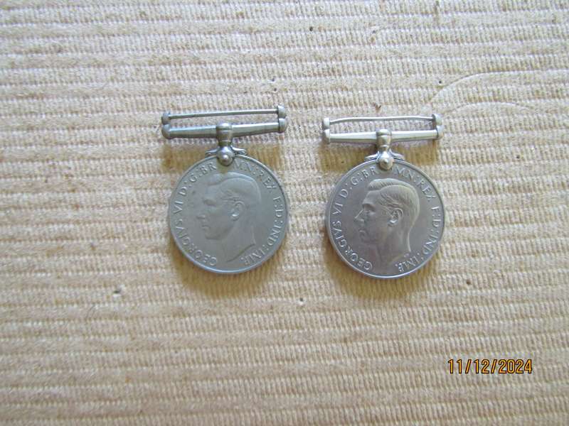 One Defense Medal WW2 Medal to S.C Louw