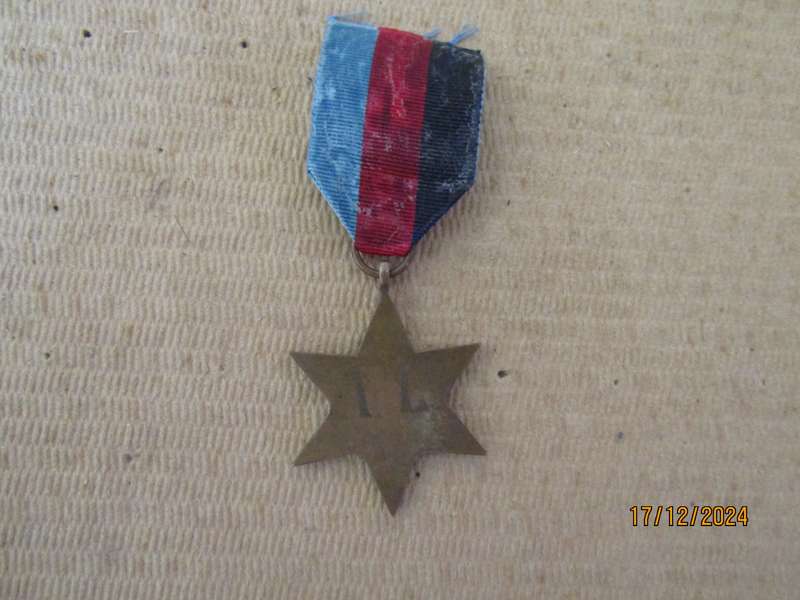 WW2 1939 to 1945 Star. British issue