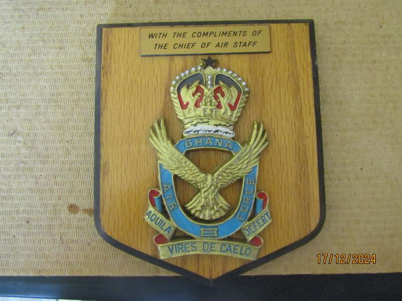 Ghana Airforce Plaque 17cm